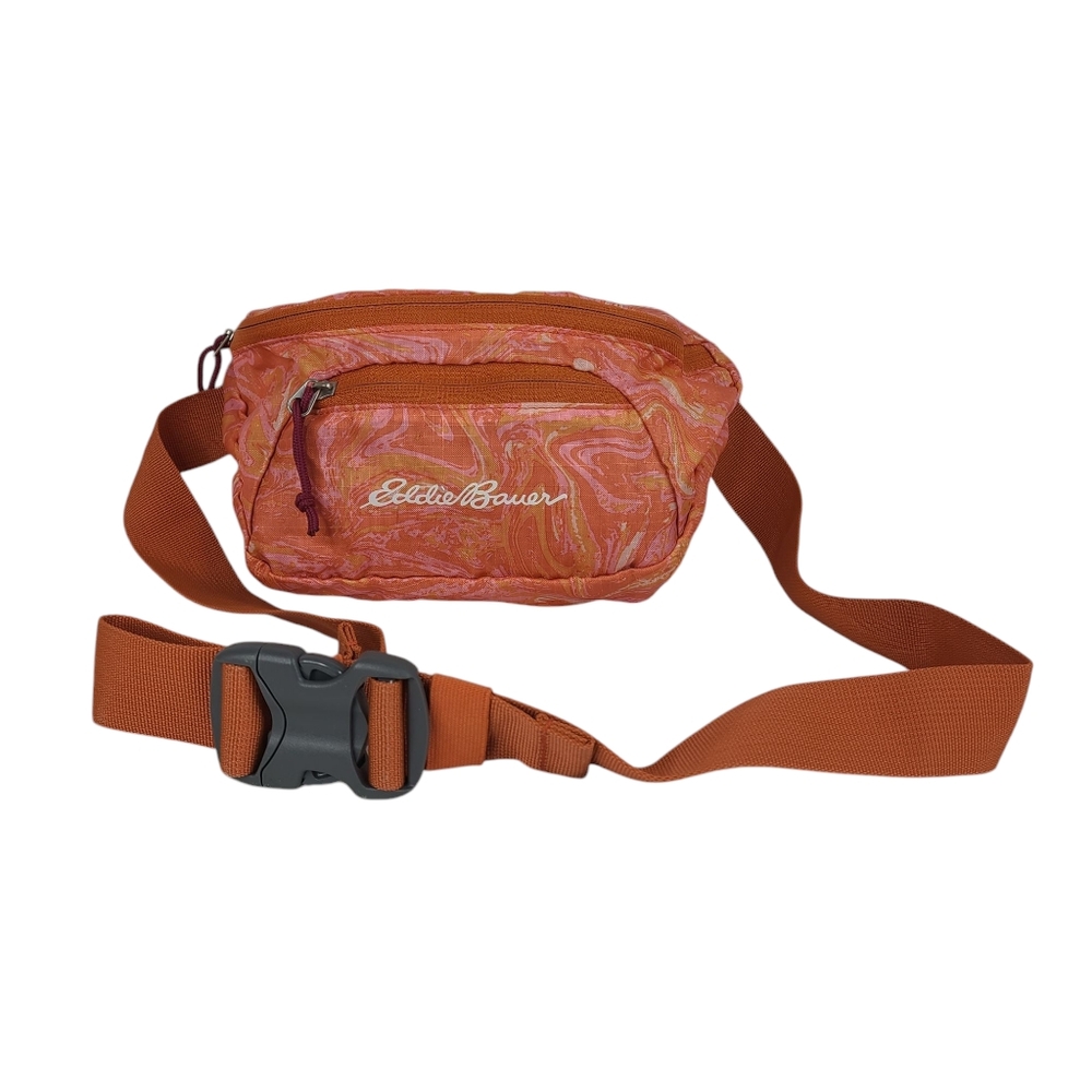 Eddie Bauer Orange Sherbet Stowaway Convertible Waist Bag